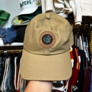 Masters Tan Golf Cap